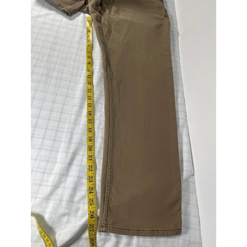 Banana Republic Men's Pants Size 38x30 Brown Tan Stretch 5 Pocket Cotton Chino